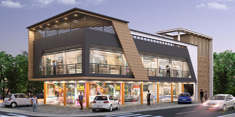 commertial architectural building